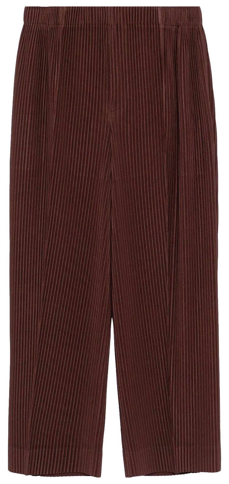 Homme Plisse Issey Miyake MC February Pants Chocolate Brown