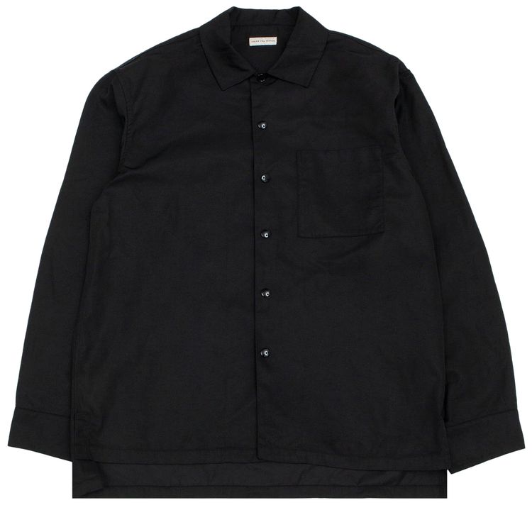 Dries Van Noten Classic Long Sleeve Shirt Black