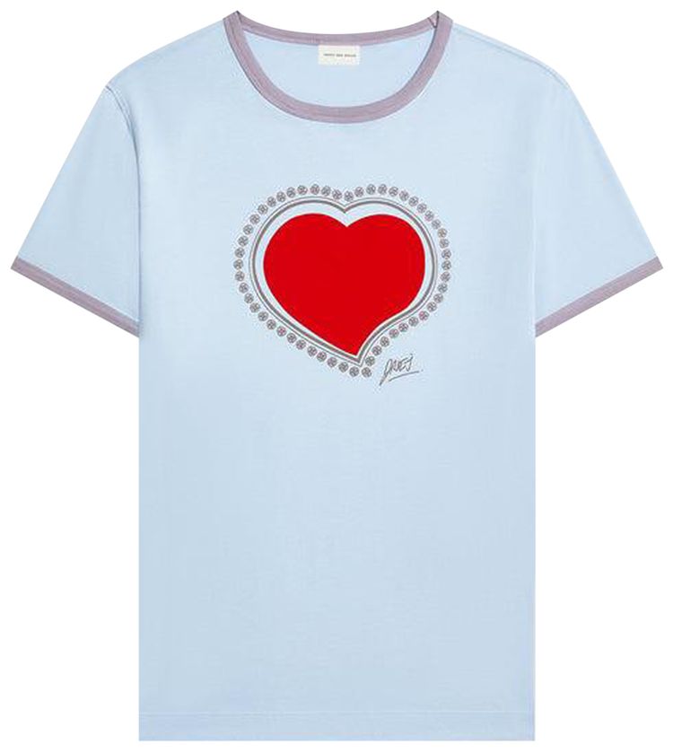 Dries Van Noten Archive Print Tee Pale Blue