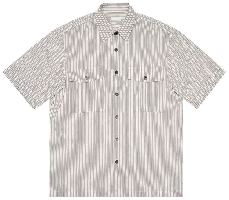 Dries Van Noten Cass Shirt Light Grey