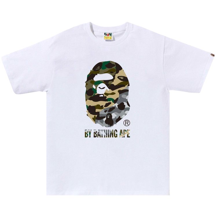 BAPE 1st Camo Crazy By Bathing Ape Tee White