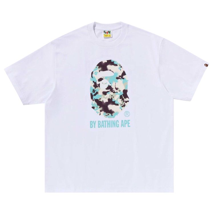 BAPE Map Camo By Bathing Ape Relaxed Fit Tee White