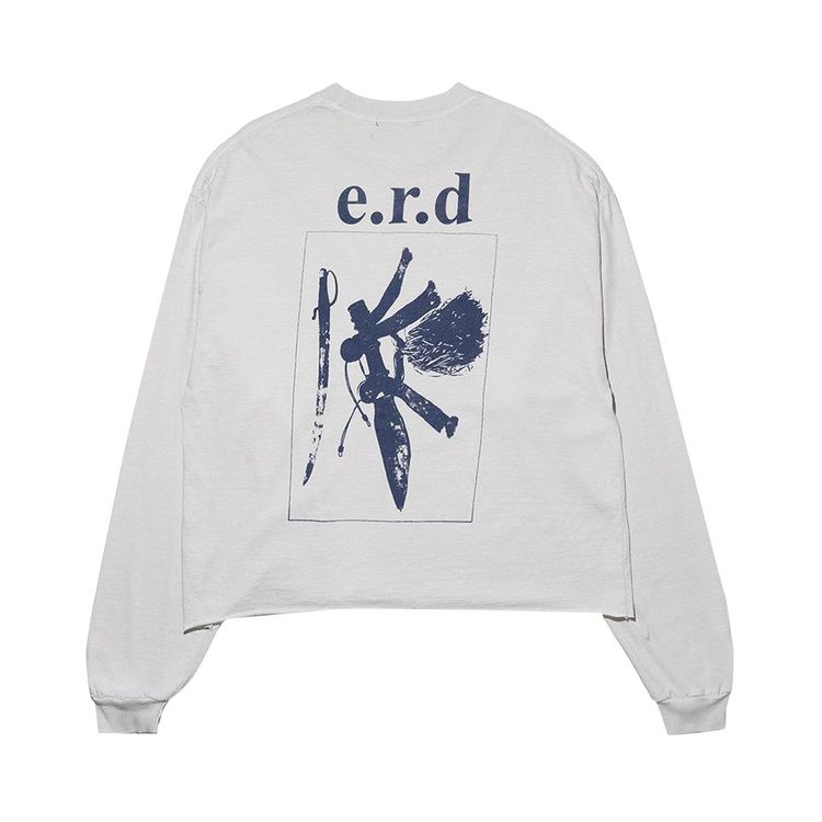 Enfants Riches Deprimes 777 Long Sleeve T Shirt Faded White