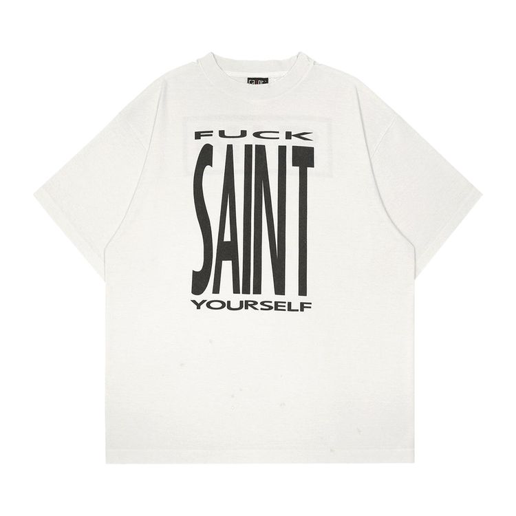 SAINT Mxxxxxx Saint Short Sleeve Tee White