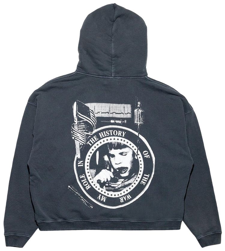 Enfants Riches Deprimes My Role In The War Hoodie Charcoal