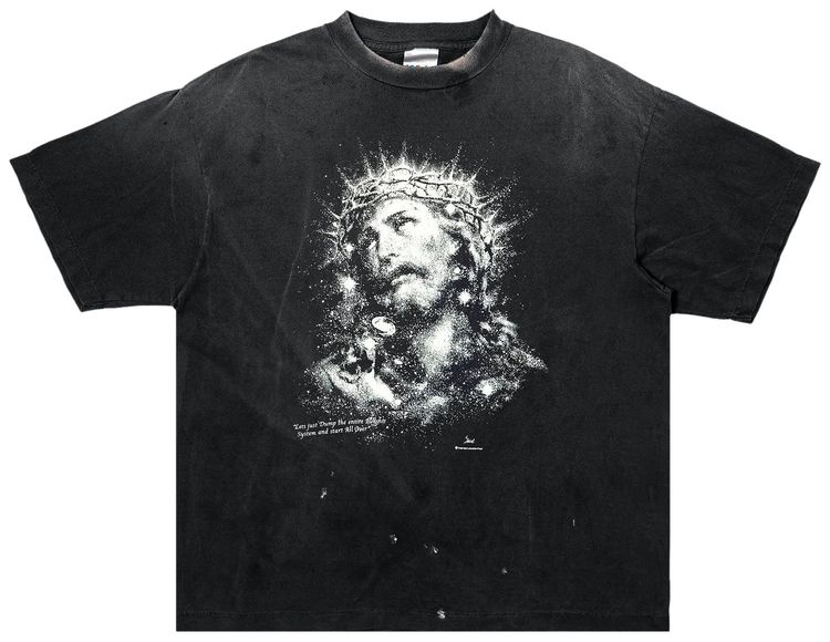 SAINT Mxxxxxx Saint Yourself Short Sleeve Tee Black