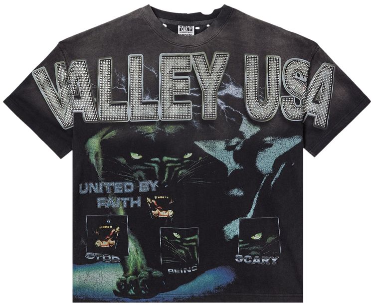 Vale Forever Faith Bling Tee Black