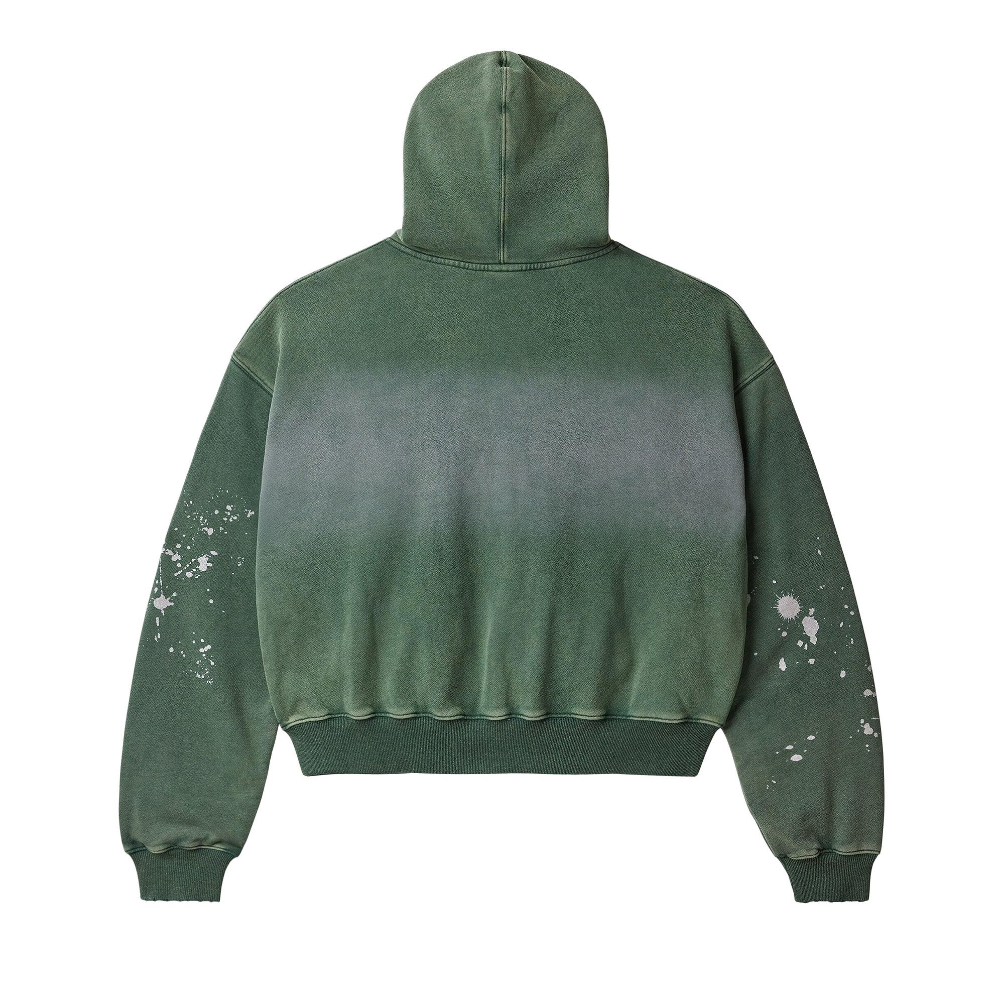 Buy Vale Forever Paint Zip Up Hoodie 'Pine' - VALE 04 007
