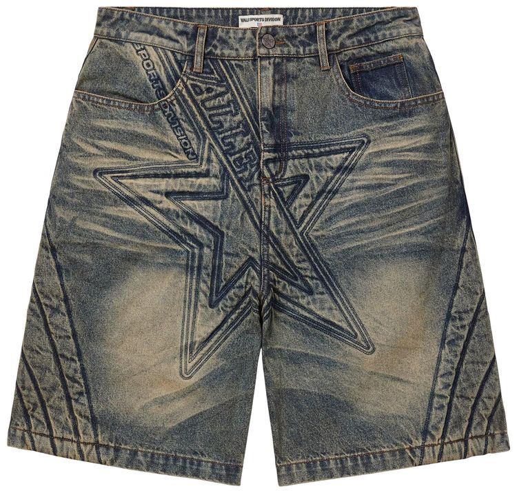Vale Forever Motocroxxx Jorts Mid Wash