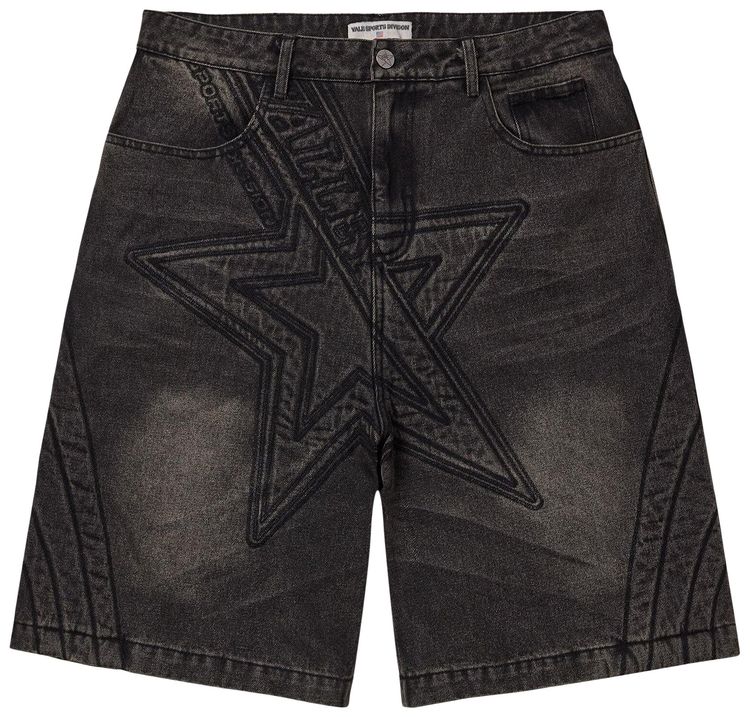 Vale Forever Motocroxxx Jorts Black