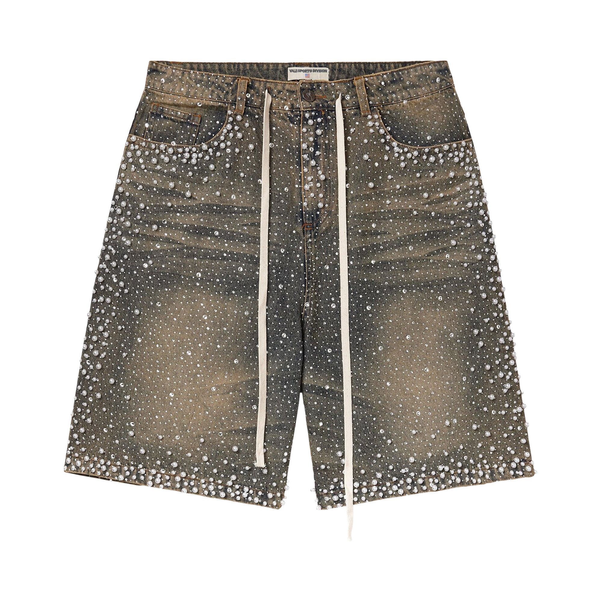 Buy Vale Forever Rainstorm Jorts 'Mid Wash' - VALE 04 012 RJ BL | GOAT