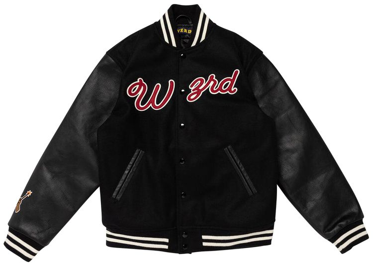 Human Made x Kid Cudi Varsity Jacket Black
