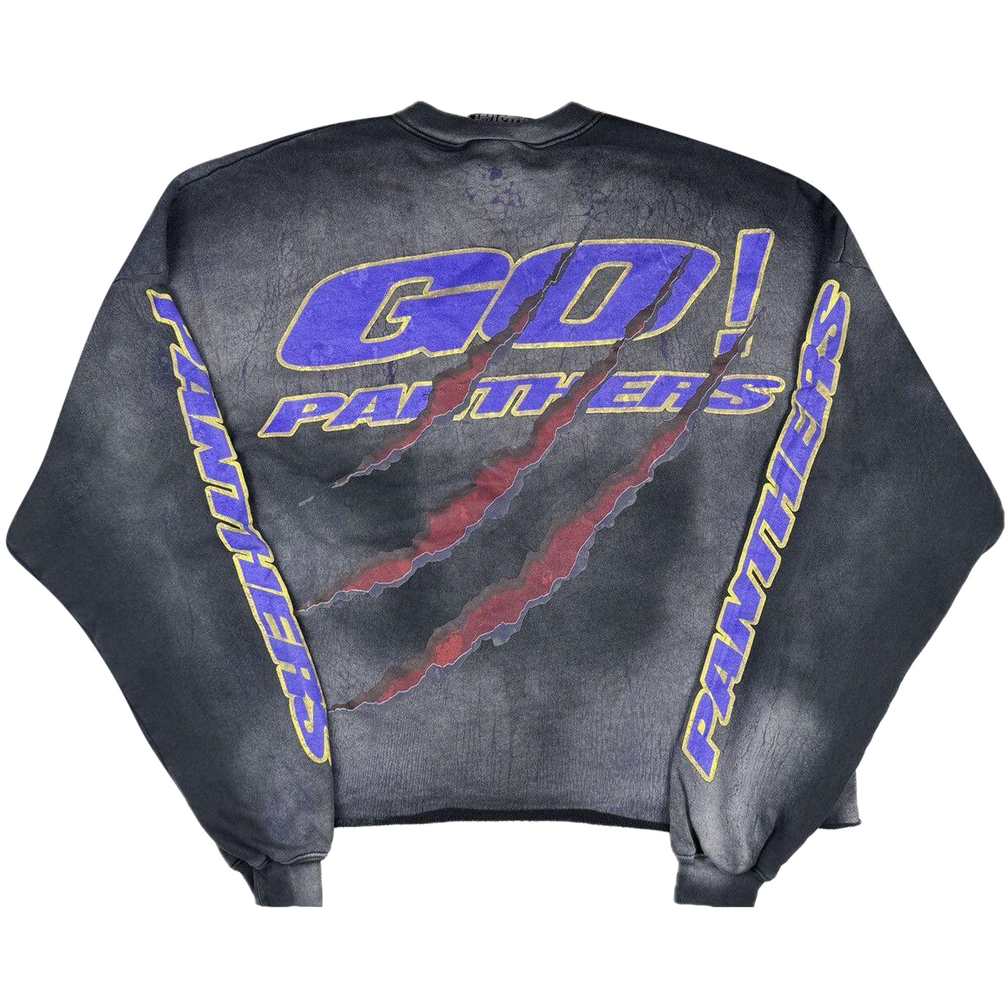 Buy Hellstar Paradise City Panthers Crewneck 'Black' - 09357