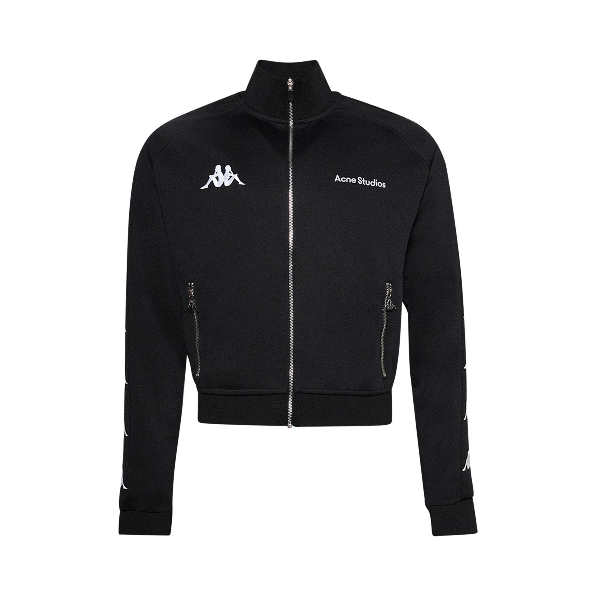 Buy Acne Studios x Kappa Zipper Sweater 'Black' - CI0196 GOAT BLAC