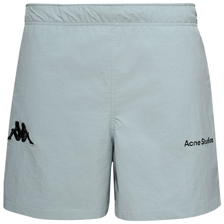 Acne Studios x Kappa Relaxed Fit Shorts Light Blue