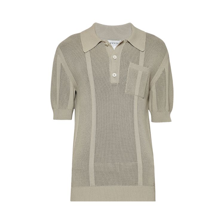 Lanvin Striped Polo Lin