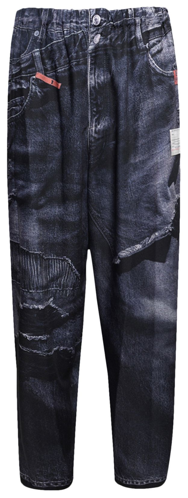 Maison Mihara Yasuhiro Trompe LOeil Denim Pants Black