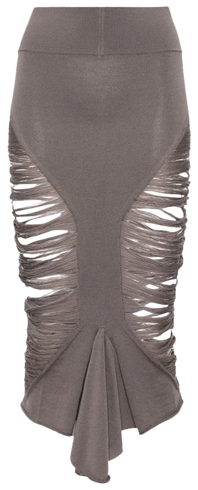 Rick Owens Calf Tanja Skirt Dust