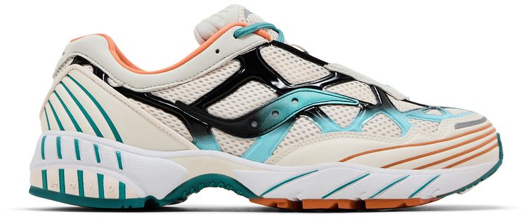 Saucony Grid Web Tan Blue