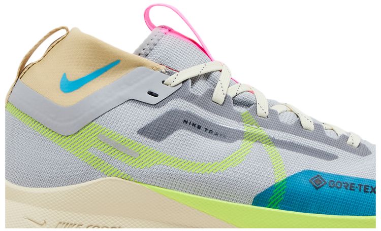Wmns React Pegasus Trail 4 GORE TEX Wolf Grey Volt