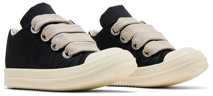Rick Owens Wmns DRKSHDW Hollywood Jumbo Lace Puffer Low Black Milk