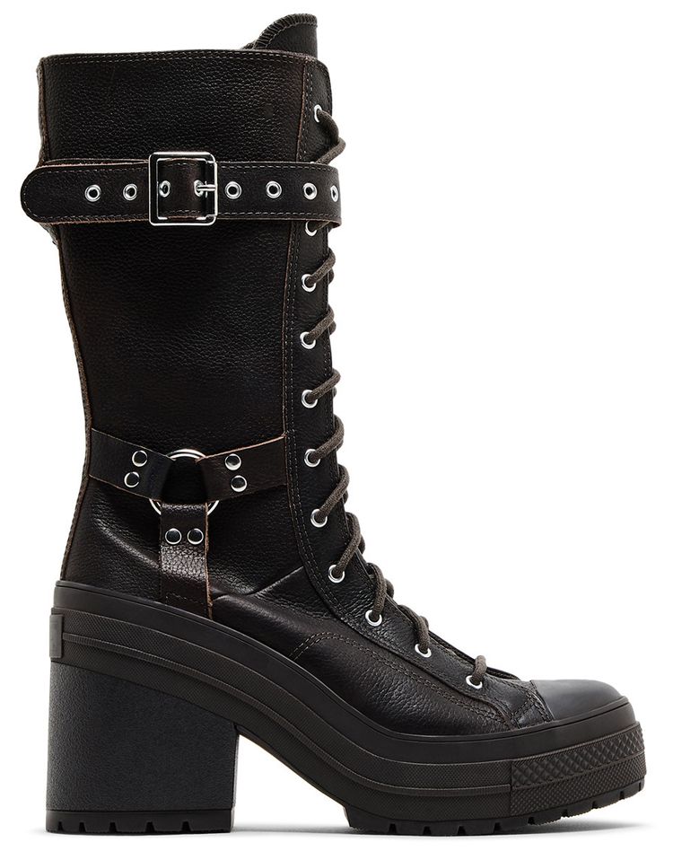 Converse Wmns Chuck 70 De Luxe Heel XX Platform High Mudguard Buckles