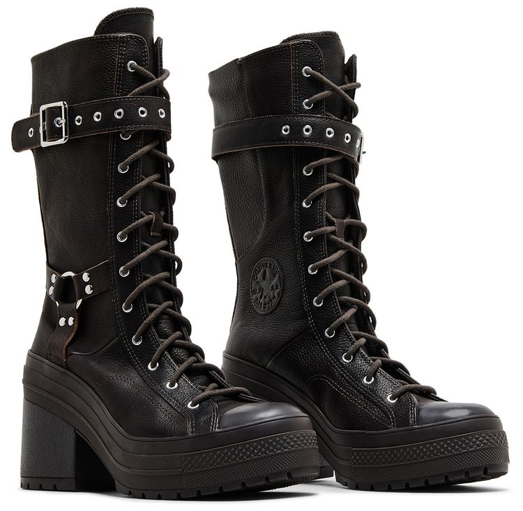 Converse Wmns Chuck 70 De Luxe Heel XX Platform High Mudguard Buckles