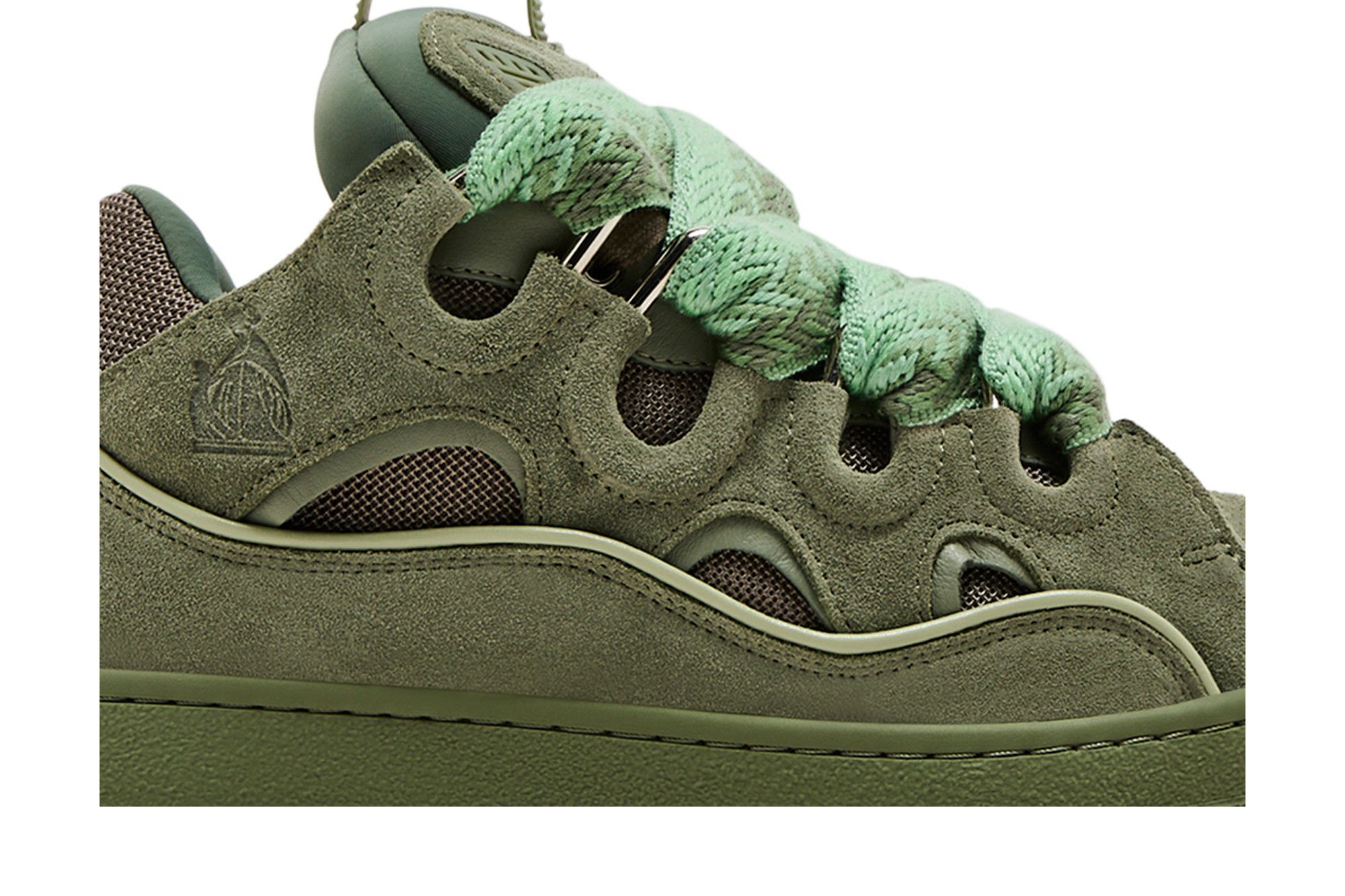 Buy Lanvin Curb Sneakers 'Vert De Gris' - FU SKDK12 MONO P25414 | GOAT