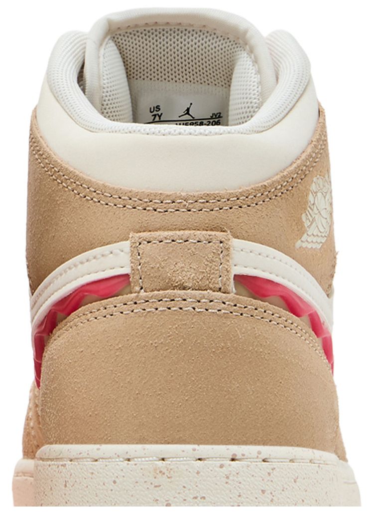 Air Jordan 1 Mid SE GS Peanut Butter  Jelly