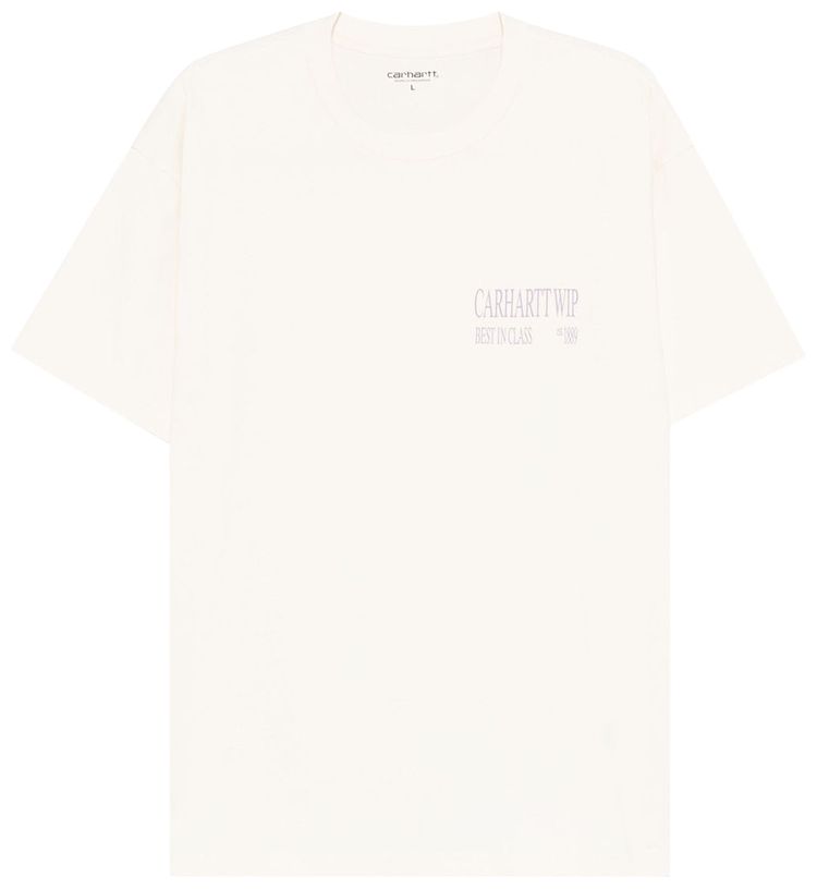 Carhartt WIP Short Sleeve Best In Class T Shirt Natural