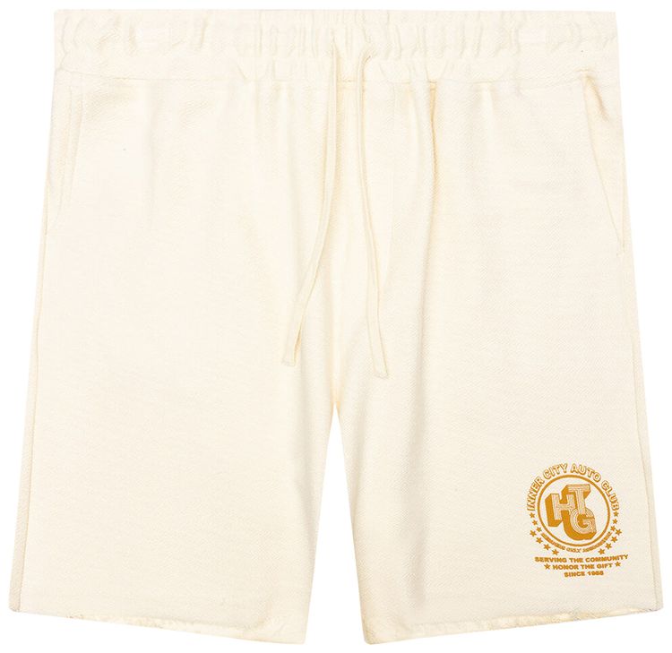 Honor The Gift Race Herringbone Short White