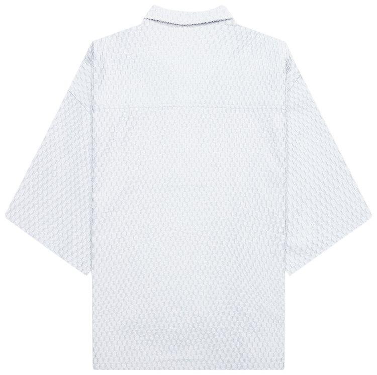 Honor The Gift Textured Knit Quarter Zip Short Sleeve Shirt Grey