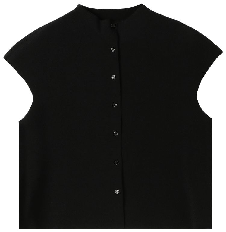 Amomento Wholegarment Cap Sleeve Cardigan Black