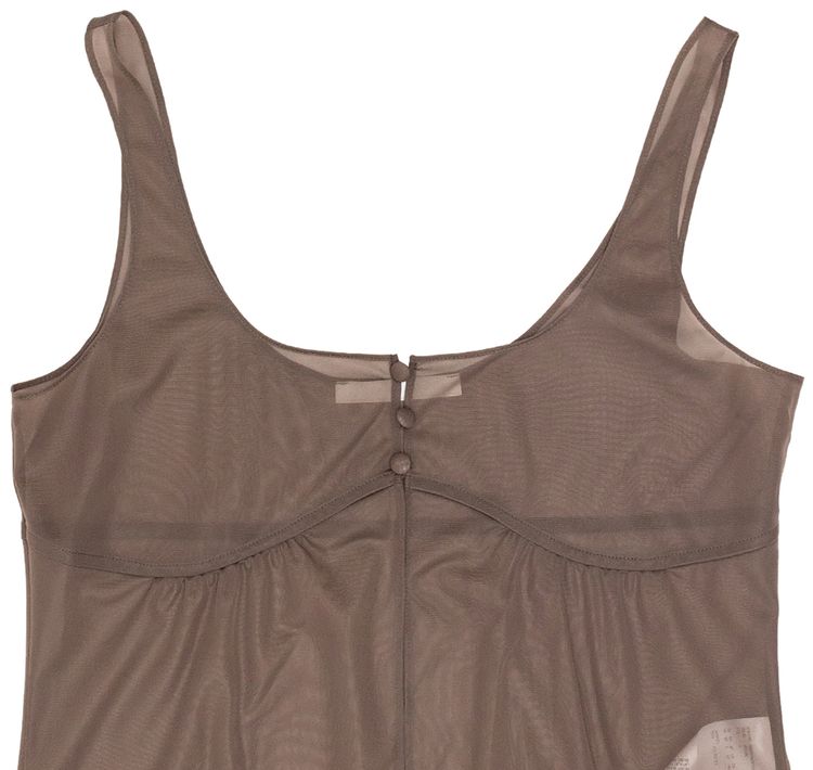 Amomento Sheer Bra Top Brown