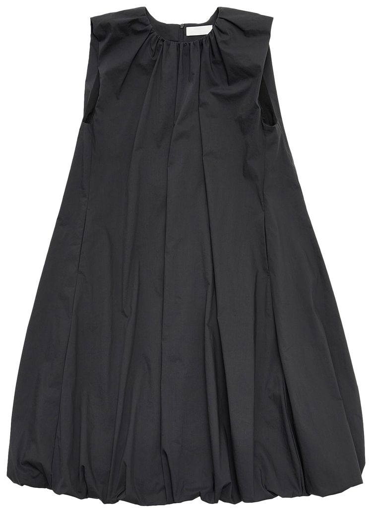 Amomento Volume Shirring Dress Charcoal