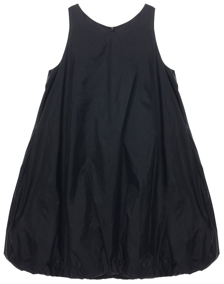 Amomento Nylon Volume Mini Dress Black