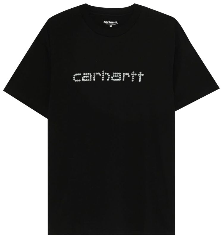 Carhartt WIP Short Sleeve Rivet Script T Shirt Black