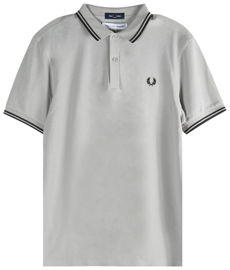 Comme des Garcons SHIRT Knitted Polo T Shirt Limestone