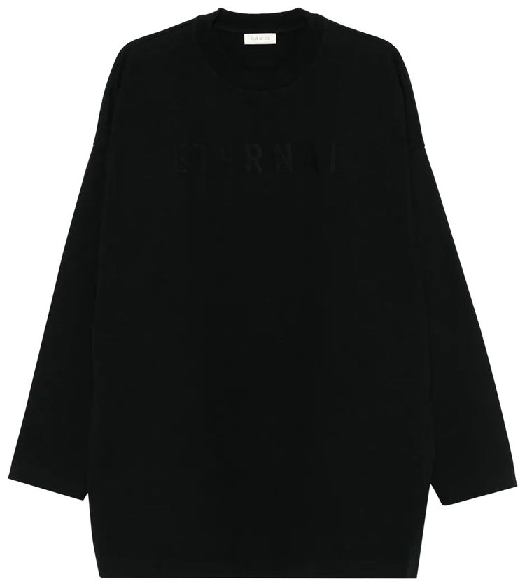 Fear of God Eternal Long Sleeve Tee Black