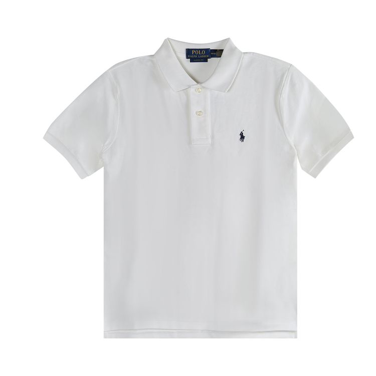 Polo Ralph Lauren Kids Short Sleeve Basic Mesh Polo White