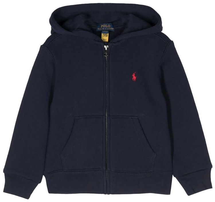 Polo Ralph Lauren Kids Fleece Full Zip Hoodie Cruise Navy