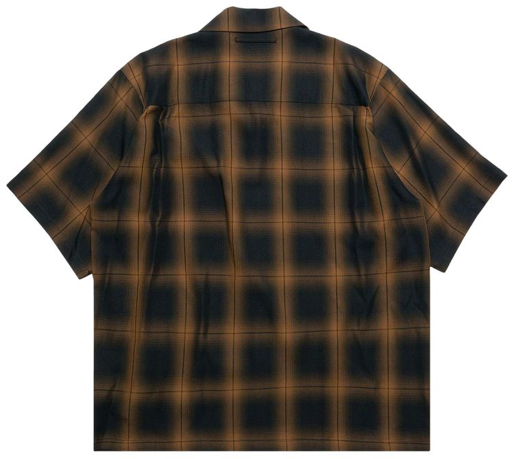 Undercover Front Flap Pocket Shirt Orange Check