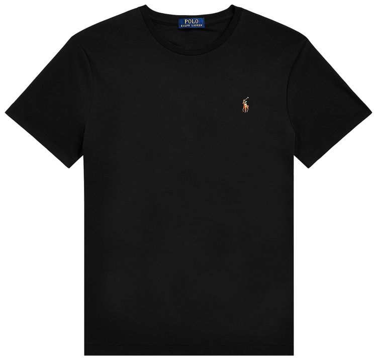 Polo Ralph Lauren Short Sleeve Soft Touch Crewneck T Shirt Polo Black