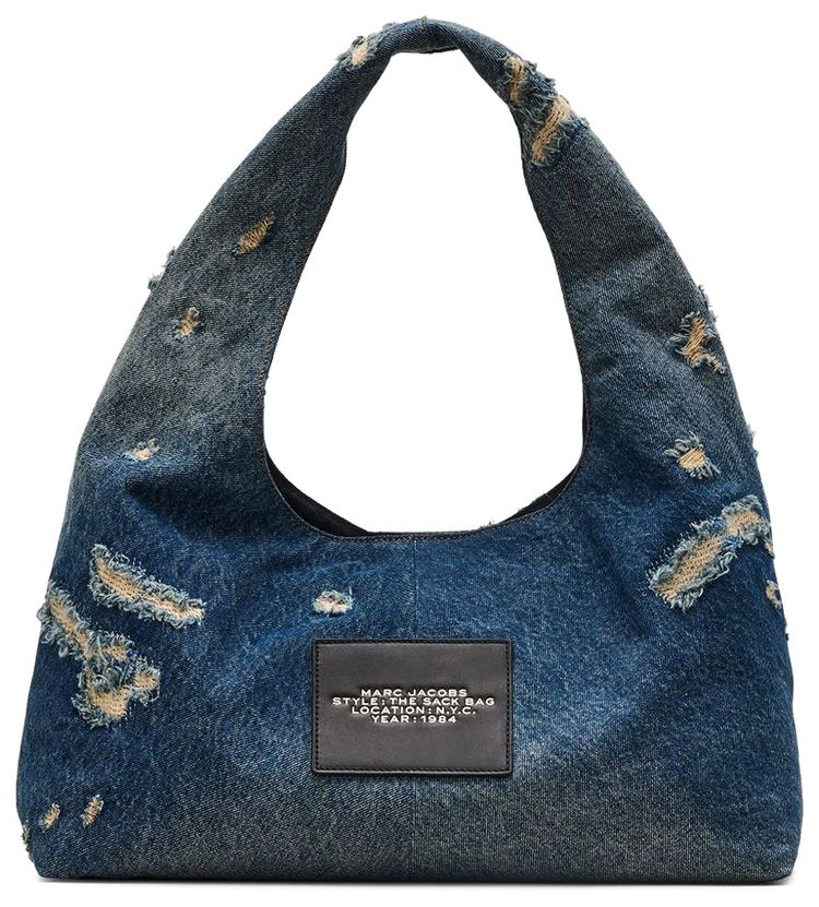 Marc Jacobs Denim Sack Bag Punk Indigo