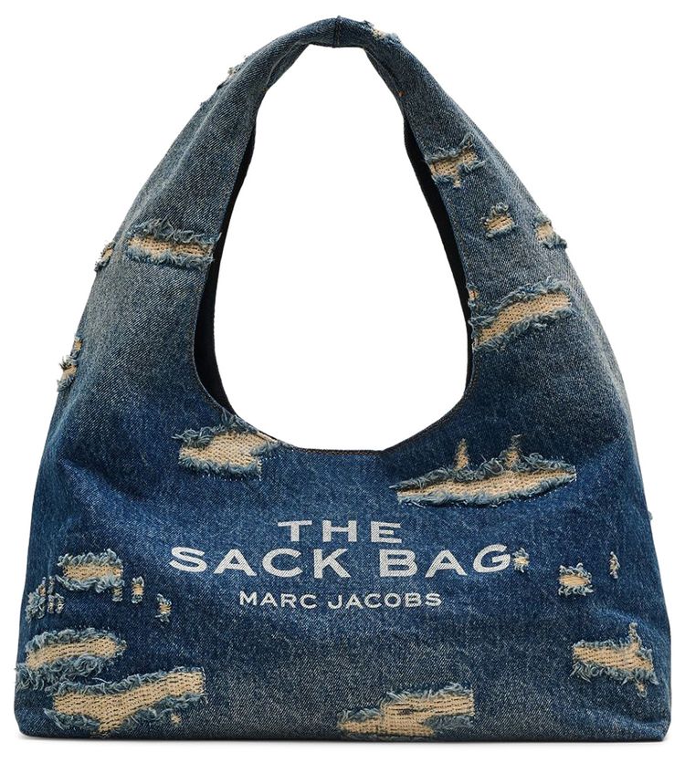 Marc Jacobs Denim Sack Bag Punk Indigo