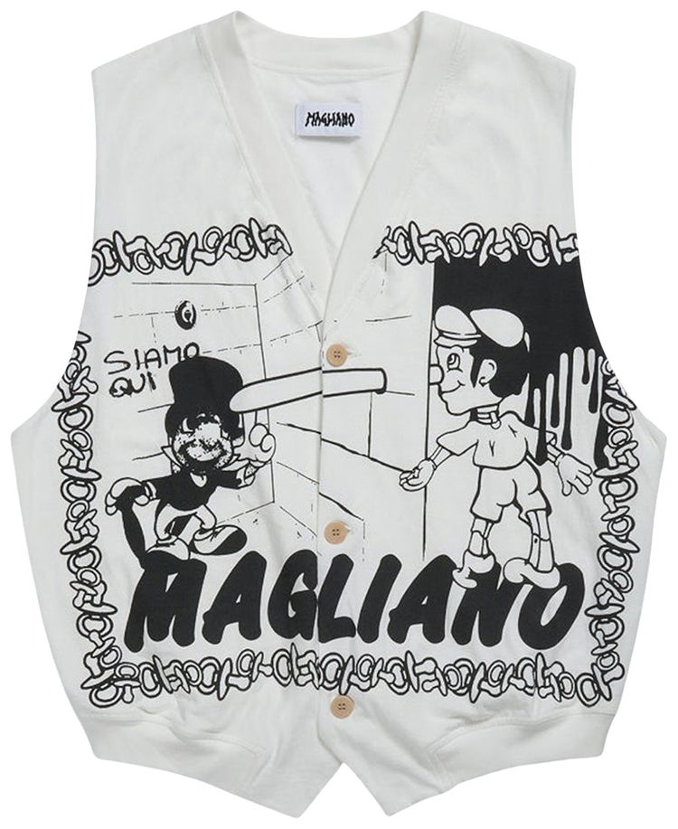 Magliano Mascotte Vest White