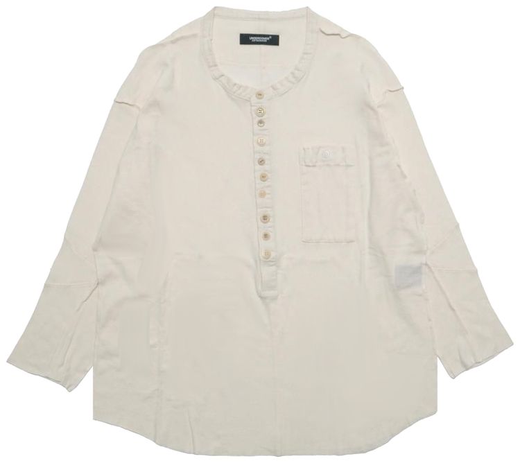 Undercover Front Patch Pocket Pullover Natural