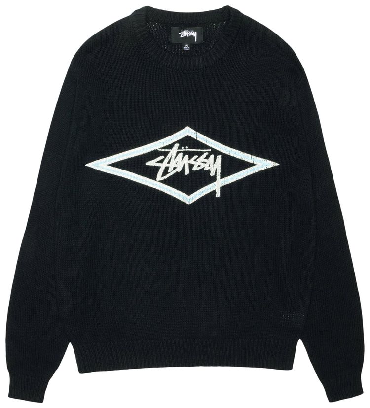 Stussy Surf Team Sweater Black