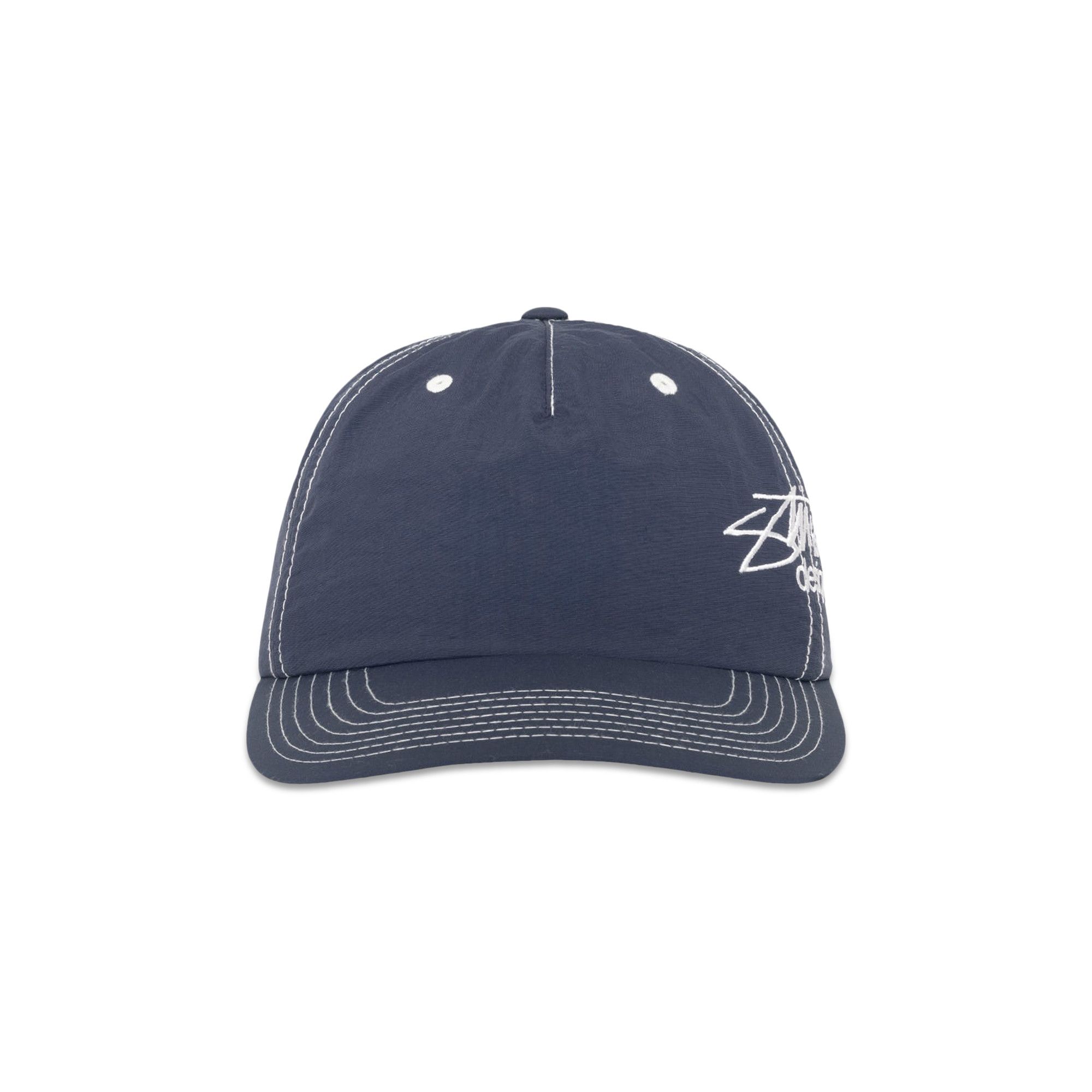 帽子 24FW Stussy Mid Depth Service Cap NAVY Mid Depth Stüssy Service Strapback – Premier