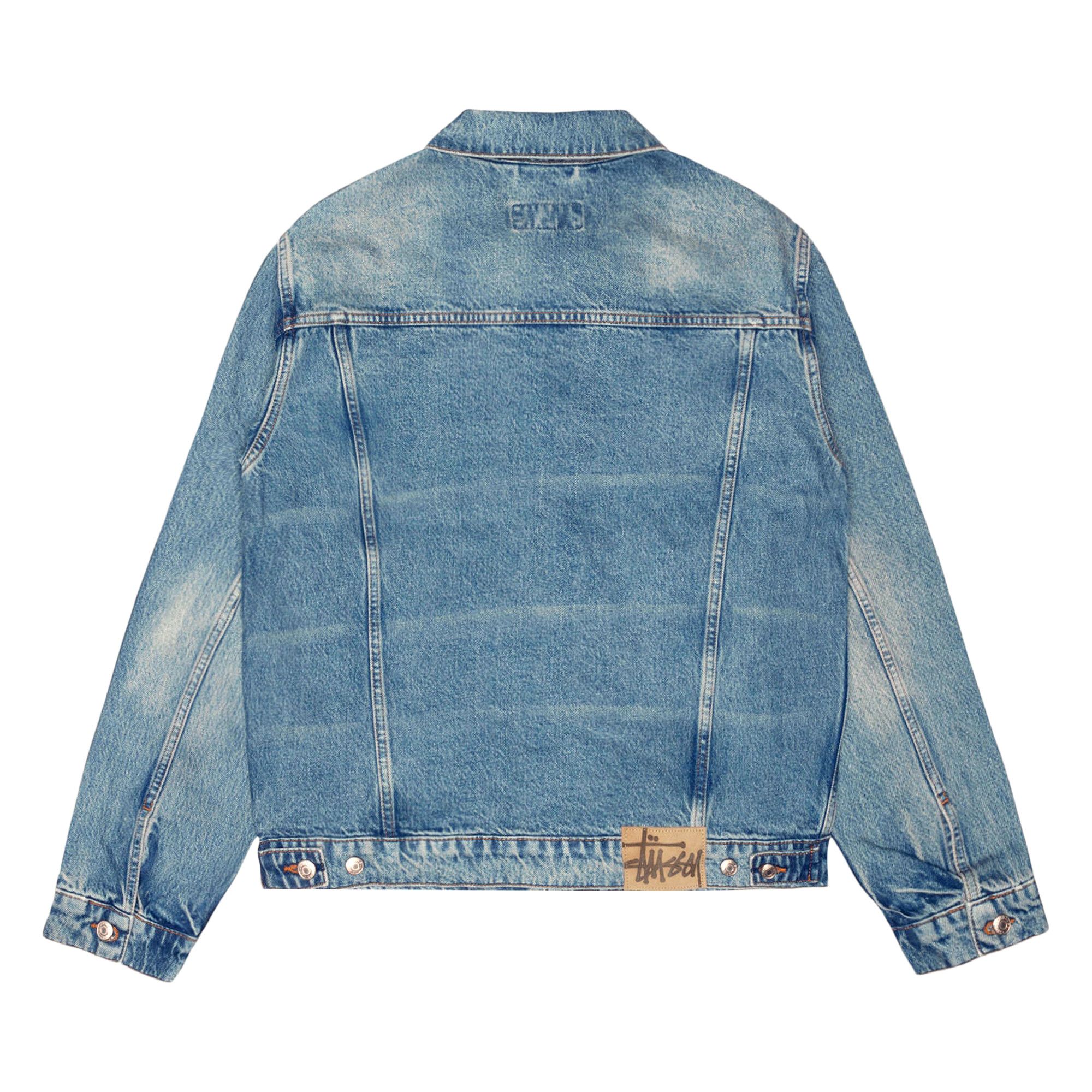 J*様 STUSSY TRUCKER JACKET DENIM Trucker Jacket Denim – Rinsed Indigo | Outerwear | Stüssy